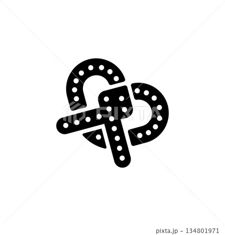 pretzel vector icon. bakery icon solid style. perfect use for logo, presentation, website, and more. simple modern icon design glyph style pretzel vector icon. bakery icon solid style. perfect use for logo, presentation, website, and more. simple modern icon design glyph style 134801971