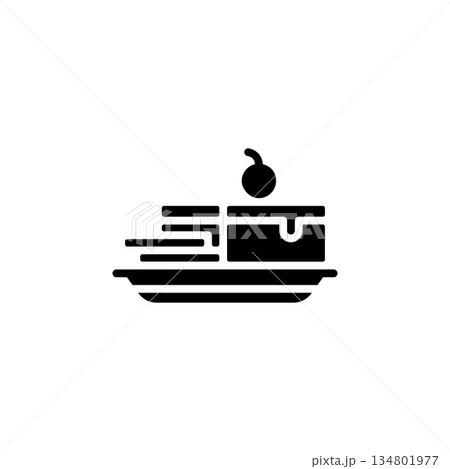 brownie vector icon. bakery icon solid style. perfect use for logo, presentation, website, and more. simple modern icon design glyph style brownie vector icon. bakery icon solid style. perfect use for logo, presentation, website, and more. simple modern icon design glyph style 134801977