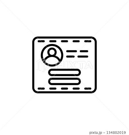 Login Page vector icon. Coding and programming icon line style. perfect use for logo, presentation, website, and more. Modern icon design outline style 134802019