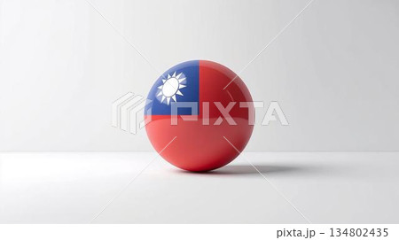 台湾の国旗 134802435