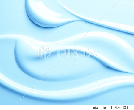 リキッド感の波模様が美しい抽象背景素材 134803032