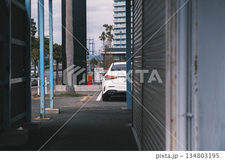 [和歌山マリーナシティ]田舎町のリゾートの風景 134803195