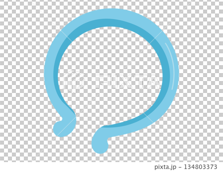 夏の暑さ対策に使うネッククーラーのイラスト 夏の暑さ対策に使うネッククーラーのイラスト 134803373