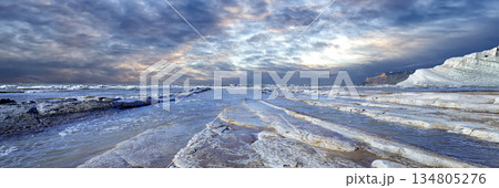 limestone white cliffs limestone white cliffs 134805276