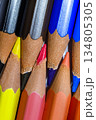 Set of colored pastel pencils  134805305
