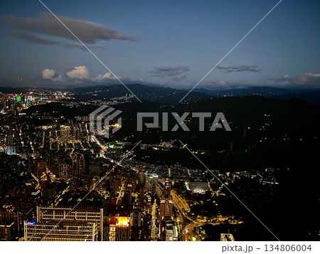 台北101から見る夜景 台北101から見る夜景 134806004