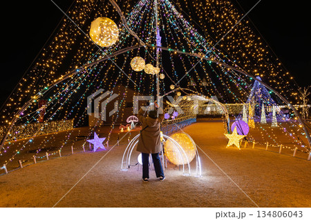 道の駅中山盆地のイルミネーション 134806043
