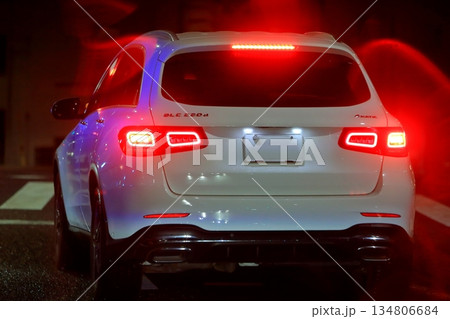 車のテールランプ 車のテールランプ 134806684