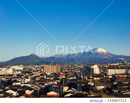 米子市内から見た冬の朝の風景 米子市内から見た冬の朝の風景 134807525