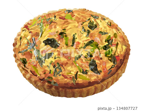 ほうれん草とベーコンのキッシュ（ホール） 134807727