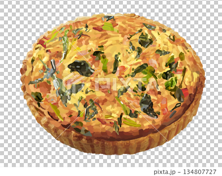 ほうれん草とベーコンのキッシュ（ホール） 134807727