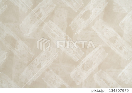 ライスペーパーの表面の模様のクローズアップ 134807979