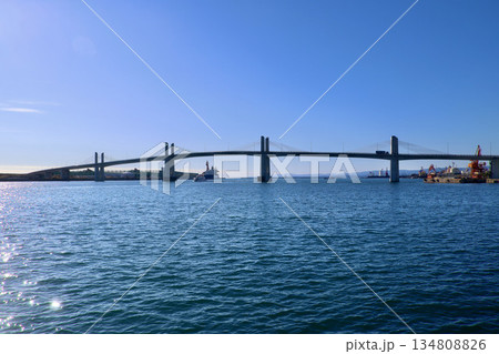 小名浜マリンブリッジ(福島県・いわき市) 小名浜マリンブリッジ(福島県・いわき市) 134808826