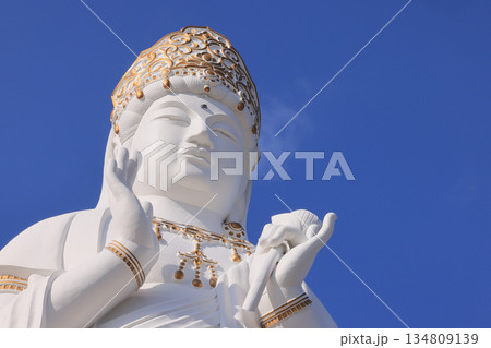 小豆島大観音（しあわせ観音と呼ばれる世界一美しい観音様） 134809139