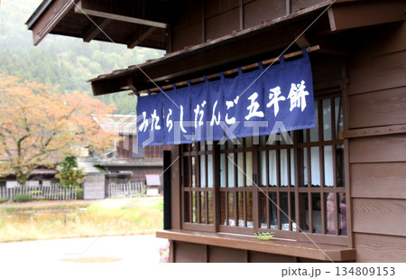 飛騨地方白川郷の名物五平餅とみたらし団子 飛騨地方白川郷の名物五平餅とみたらし団子 134809153