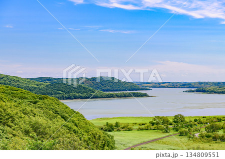 釧路湿原　塘路・サルルン展望台より 134809551