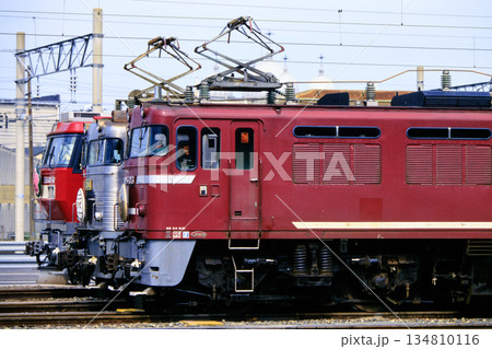 北九州貨物ターミナルで並ぶ電気機関車（JR貨物） 134810116