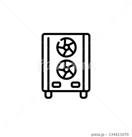 cpu vector icon outline style. perfect use for logo, presentation, website, and more. modern icon design line style cpu vector icon outline style. perfect use for logo, presentation, website, and more. modern icon design line style 134811070