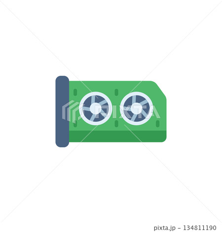 vga port vector icon flat style. perfect use for logo, presentation, website, and more. modern icon design color style vga port vector icon flat style. perfect use for logo, presentation, website, and more. modern icon design color style 134811190