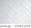 White Herringbone Tile Wall Texture 134811229