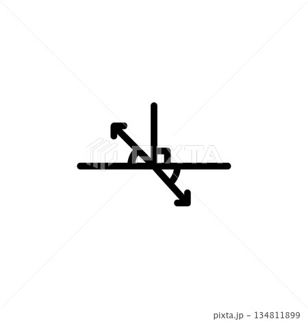 corner, mirror and mathematics icon. Perfect...のイラスト素材 [134811899] - PIXTA