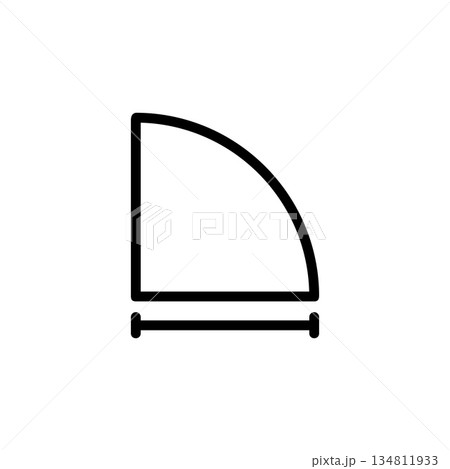 fingers, circle and mathematics icon. Perfect for application, web, logo, game and presentation template. icon design line style 134811933