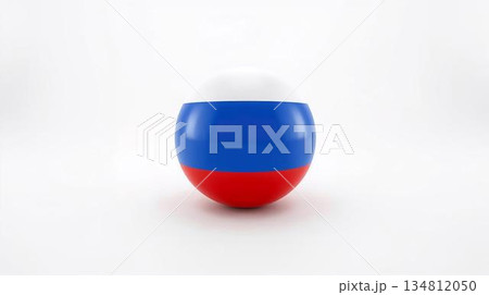 ロシアの国旗 134812050