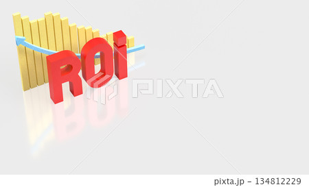 Return on Investment Growth and Performance Analysis Concept 3d render. Return on Investment Growth and Performance Analysis Concept 3d render. 134812229