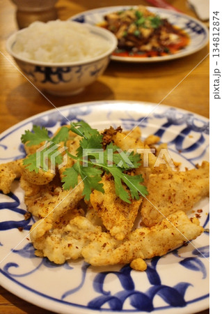 四川料理 山椒炸魚(揚げ魚の山椒炒め) 四川料理 山椒炸魚(揚げ魚の山椒炒め) 134812874