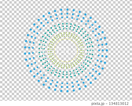 カラフルな打ち上げ花火 緑青 カラフルな打ち上げ花火 緑青 134813012