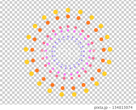 Colorful fireworks dots Colorful fireworks dots 134813074