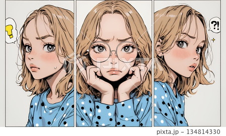 肩をすくめて困惑・諦めの仕草をしている若い女性