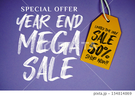 Year End Mega Sale Special Offer with Price tag Sale 50% Off Shop Now Year End Mega Sale Special Offer with Price tag Sale 50% Off Shop Now 134814869