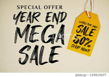 Year End Mega Sale Special Offer with Price tag Sale 50% Off Shop Now Year End Mega Sale Special Offer with Price tag Sale 50% Off Shop Now 134814877