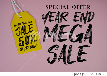 Year End Mega Sale Special Offer with Price tag Sale 50% Off Shop Now Year End Mega Sale Special Offer with Price tag Sale 50% Off Shop Now 134814897