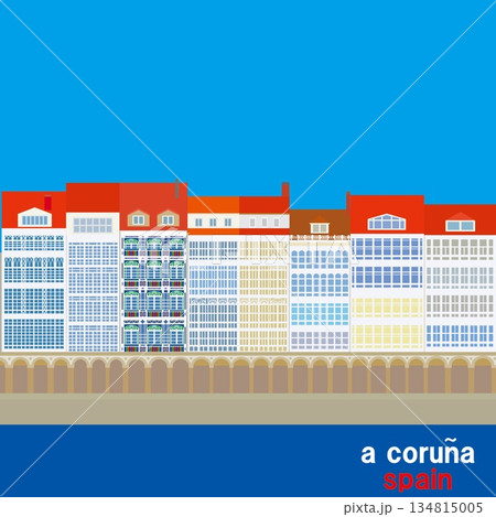 ア・コルーニャ　a coruna　ガリシア　スペイン　ガレリアス 134815005
