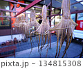 天日干しされているタコ 134815308