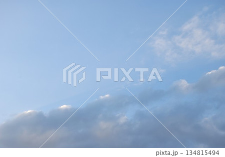 sunlight spreading through cloud on twilight sunset sky in evening sunlight spreading through cloud on twilight sunset sky in evening 134815494