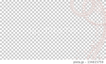 リアルな真珠の背景素材 134815759