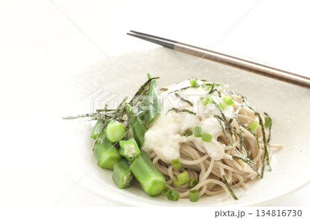 とろろオクラ蕎麦 134816730