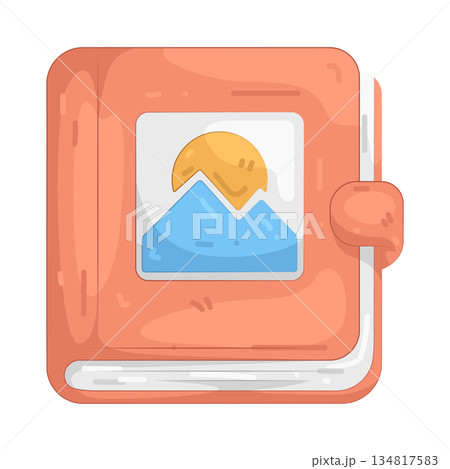 Illustration of photo album  134817583