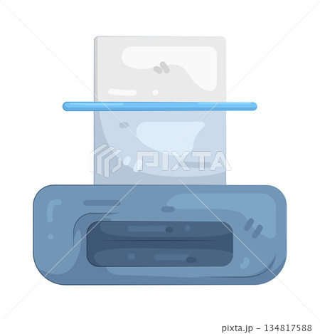 Illustration of document scan Illustration of document scan 134817588