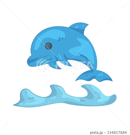 Illustration of dolphin Illustration of dolphin 134817884