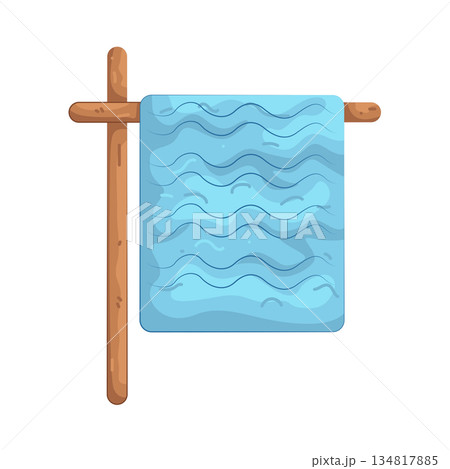 Illustration of towel  134817885