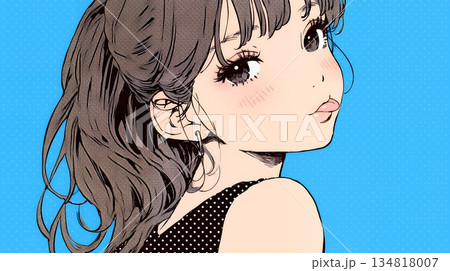 舌をちょっと出して（てへぺろ風）おどけている若い女性