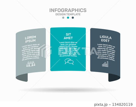 Infographic panels with icons and headings, ideal for business, planning, structured data presentation. Vector illustration. Infographic panels with icons and headings, ideal for business, planning, structured data presentation. Vector illustration. 134820119