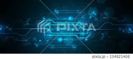 Abstract matrix simulation technology and science background 134821408