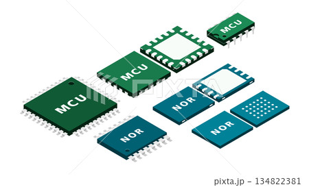 FPGAとDSPの信号処理比較図 通信や音声映像処理の役割解説 134822381