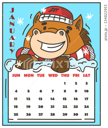 Calendar for January 2026 vector isolated Calendar for January 2026 vector isolated 134822955