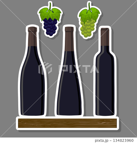 Various sweet tasty natural wine 134823960